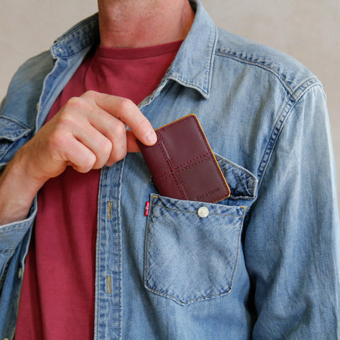 Card Holder | Leather & Fire-hose