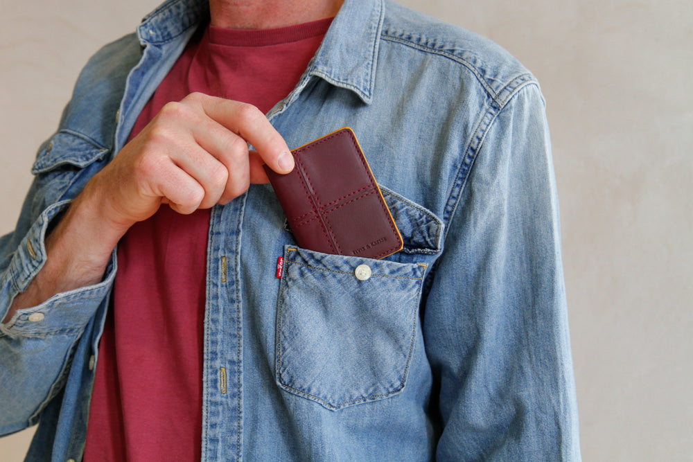 Card Holder | Leather & Fire-hose