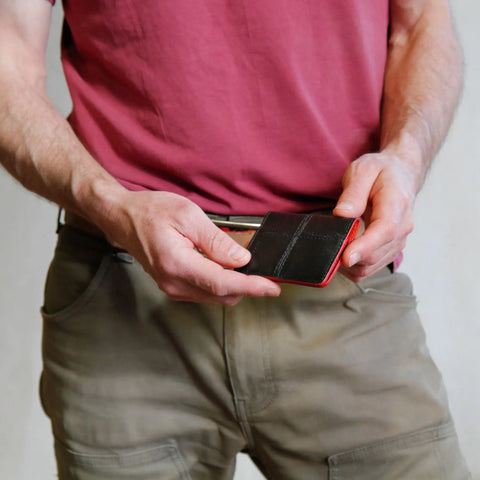 Card Holder | Leather & Fire-hose