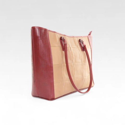 Classic Tote | Leather & Fire-hose