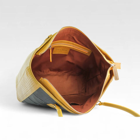 Classic Tote | Leather & Fire-hose