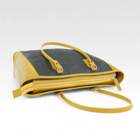 Classic Tote | Leather & Fire-hose