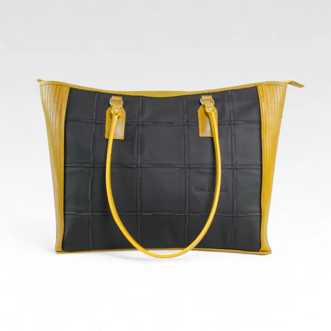 Classic Tote | Leather & Fire-hose