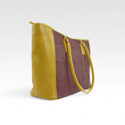 Classic Tote | Leather & Fire-hose