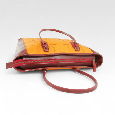 Classic Tote | Leather & Fire-hose