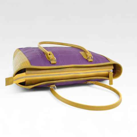 Sustainable luxury tote bag made by Elvis & Kresse: B Corp, Social Enterprise and Living Wage employer