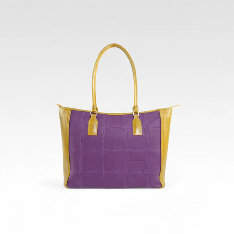Elvis & Kresse Tote Bag, sustainably made from upcycled Rolls Royce leather and recycled London Fire Brigade fire-hose