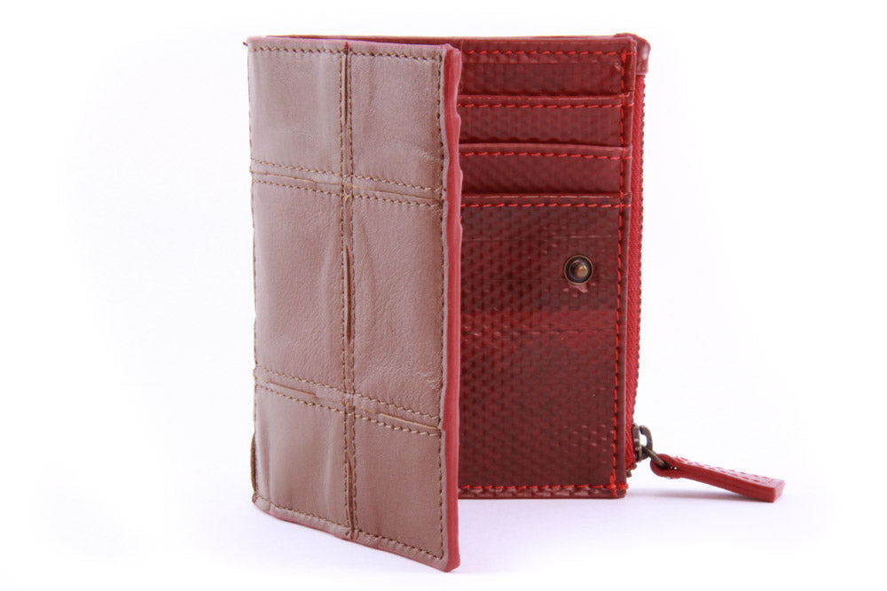 genuine leather bifold wallet