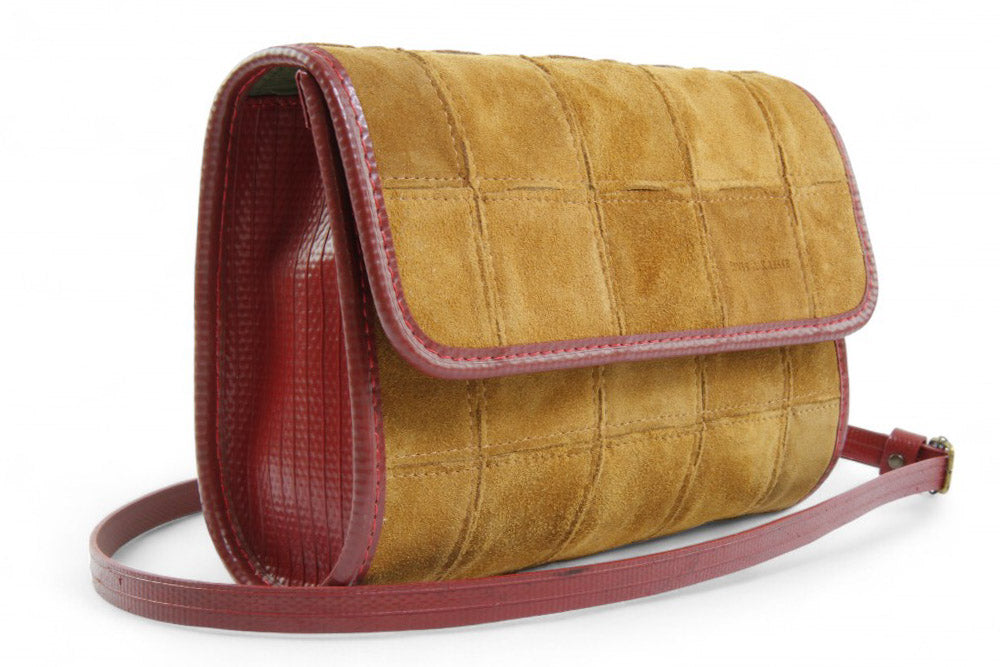Crossbody Bag | Leather & Fire-hose