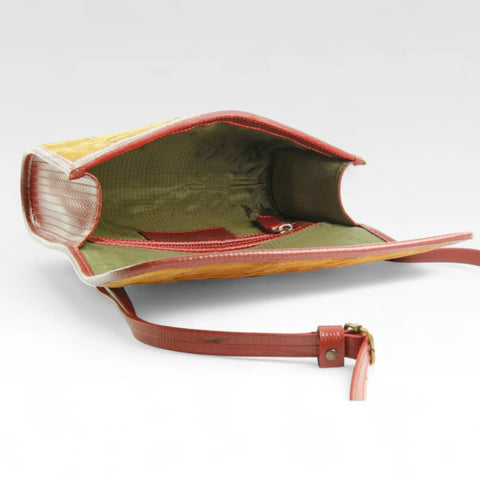 Crossbody Bag | Leather & Fire-hose