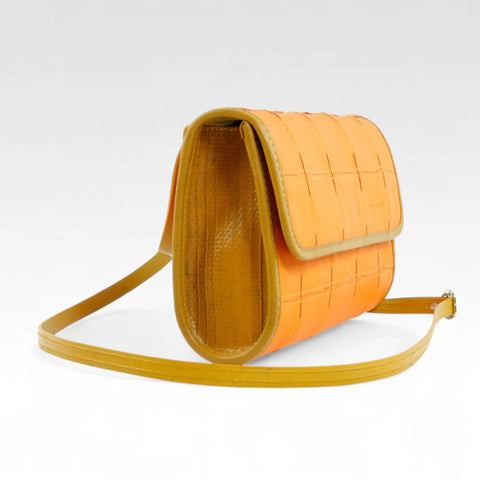 Crossbody Bag | Leather & Fire-hose