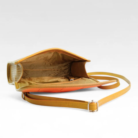 Crossbody Bag | Leather & Fire-hose