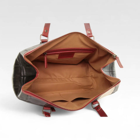 Gladstone Travel Bag | Leather & Fire-hose