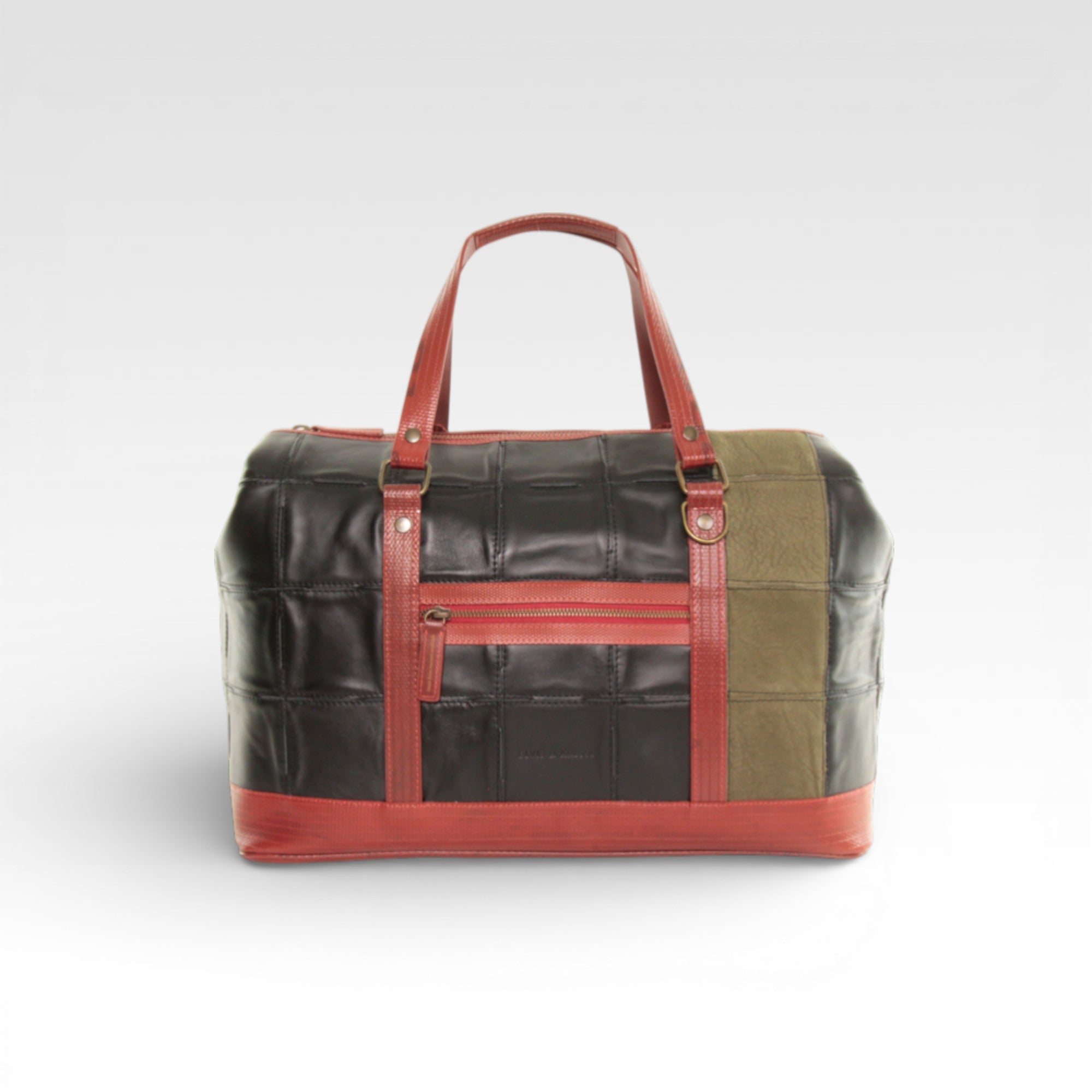 Gladstone Travel Bag | Leather & Fire-hose