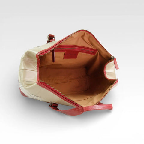 Gladstone Travel Bag | Leather & Fire-hose