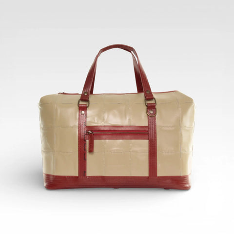 Gladstone Travel Bag | Leather & Fire-hose