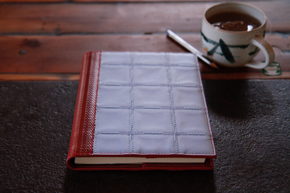 Notebook made from reclaimed materials by Elvis & Kresse