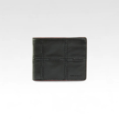 Billfold Wallet with Coin Pocket | Leather & Fire-hose