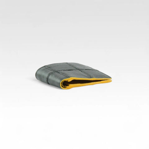 Elvis & Kresse Leather Wallet, sustainably made from upcycled Rolls Royce leather and  recycled London Fire Brigade fire-hose
