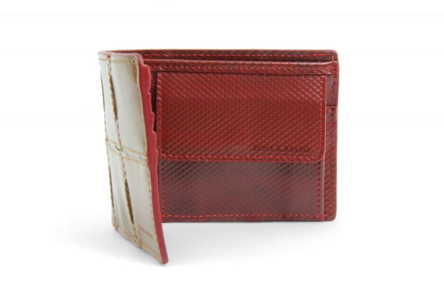 Leather Wallet with Coin Pocket