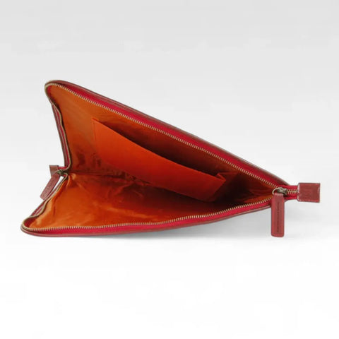 Folio Laptop Case | Leather & Fire-hose