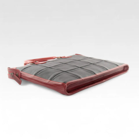 Laptop Bag | Leather & Fire-hose