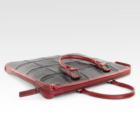 Laptop Bag | Leather & Fire-hose