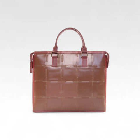 Laptop Bag | Leather & Fire-hose