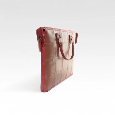 Laptop Bag | Leather & Fire-hose