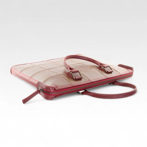 Laptop Bag | Leather & Fire-hose