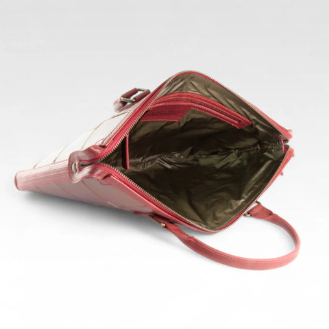 Laptop Bag | Leather & Fire-hose