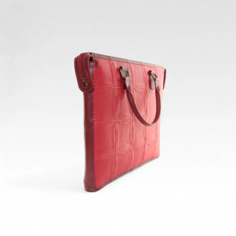 Laptop Bag | Leather & Fire-hose