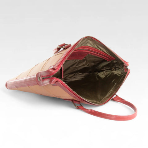 Laptop Bag | Leather & Fire-hose