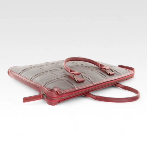 Laptop Bag | Leather & Fire-hose
