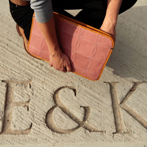 Laptop Sleeve  | Leather & Fire-hose