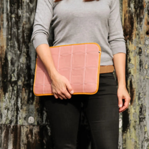 Laptop Sleeve  | Leather & Fire-hose