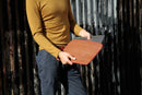 leather laptop sleeve