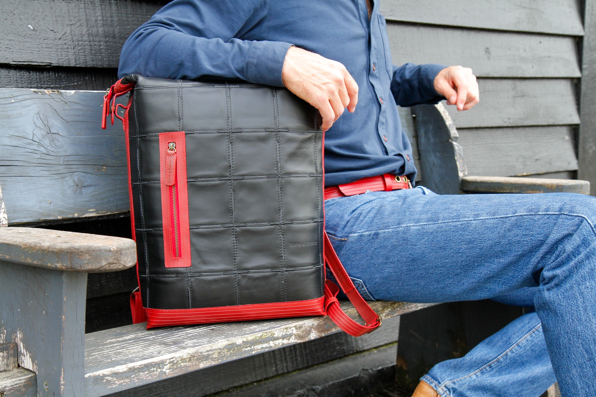Sustainable Leather Backpack
