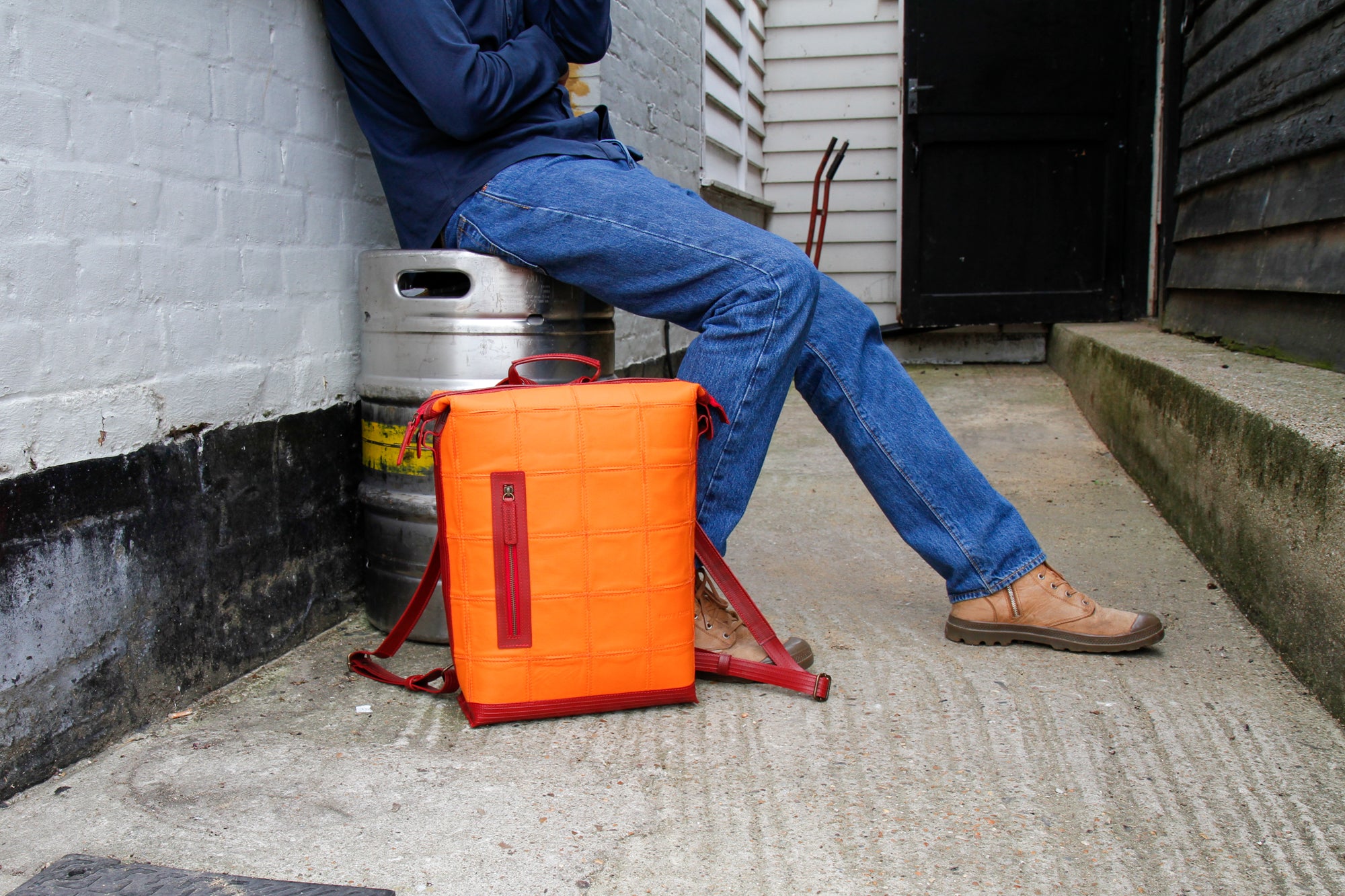 Sustainable Leather Backpack