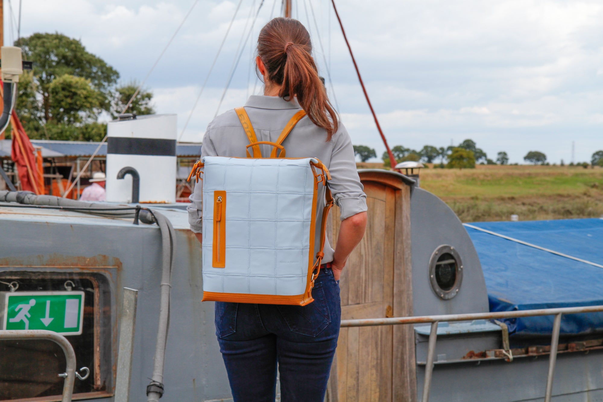 Sustainable Leather Backpack