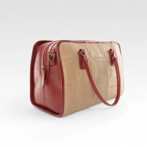 Large Post Bag | Leather & Fire-hose