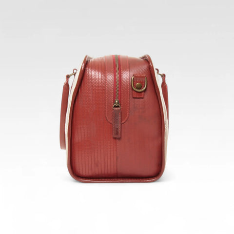 Large Post Bag | Leather & Fire-hose