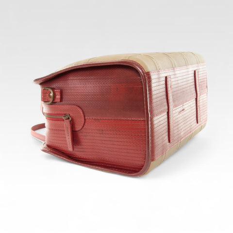 Large Post Bag | Leather & Fire-hose