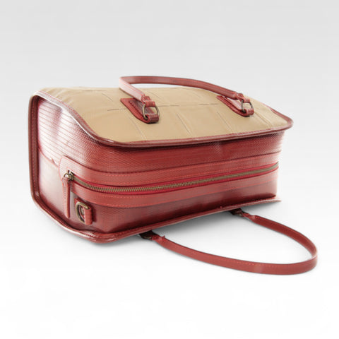 Large Post Bag | Leather & Fire-hose