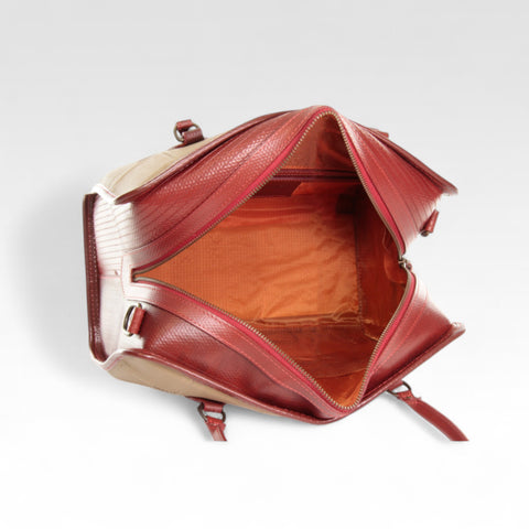 Large Post Bag | Leather & Fire-hose