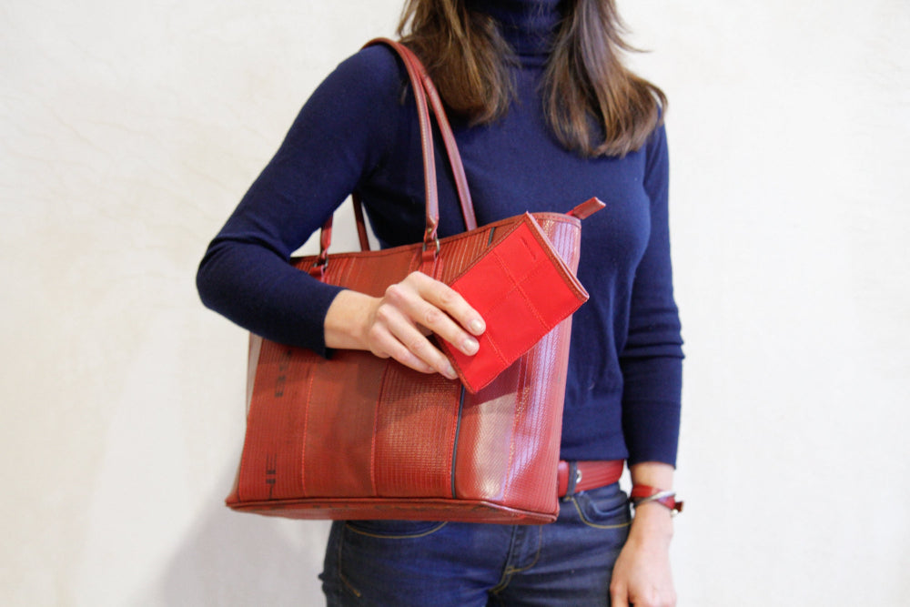 sustainable luxury passport holder