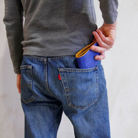 Billfold Wallet with Coin Pocket | Leather & Fire-hose