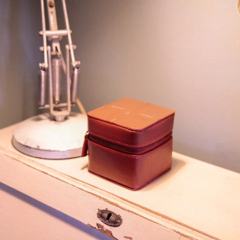 Medium Box | Leather & Fire-hose