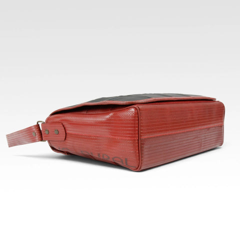 Messenger Bag | Leather & Fire-hose