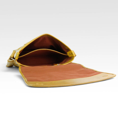 Messenger Bag | Leather & Fire-hose